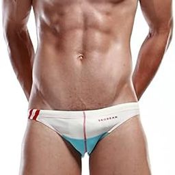 white, M : Swimsuit Shorts For Boys Training Swimwear Trunks Shorts Swimwear For Men Men's Sports Shorts Briefs Men's Swimwear 1320906-1-image-34
