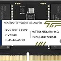Timetec 16GB DDR5 5600MHz PC5-44800 Unbuffered Non-ECC 1.1V CL46 1Rx8 Single Rank 262Pin SODIMM Laptop Memory RAM Module Upgrade-29