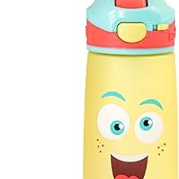 rabitat SNAP LOCK Tritan Water Bottle -2 Years Brand Warranty Mad Eye 410ml | Kids Water Bottle for School | BPA-Free | Spill-Proof & Durable Bottle for Kids | Lightweight Sipper for Boys & Girls-image-21