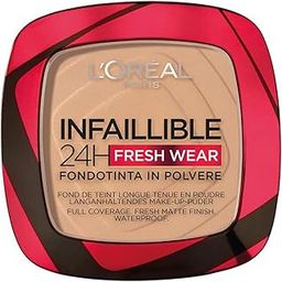 L'Oreal Paris Infallible 24H Fresh Wear Foundation in a Powder, 140 Golden Beige, 9g, Waterproof, sweatproof & transferproof formulation, 24H long-lasting, unshakable foundation-6