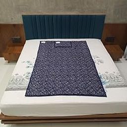 GT Enterprise BIO Magnetic Mattress Protector with 1 Pillow (4X6 feet) Blue-image-74