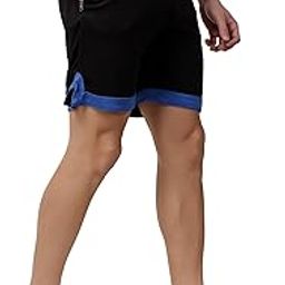 Aryan Hosiery Men's Shorts | Polyester Yoga Shorts for Men's Running Gym Sports Shorts with Pockets Shorts for Mens | Lightweight Sports Shorts with Zipper Pockets-picture-1