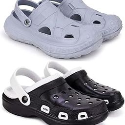 Combo Pack of 2 Slipper/Flip Flops/Slides/Clogs/Sandals for Men (Cl-1200 Vs Shell)-image-11