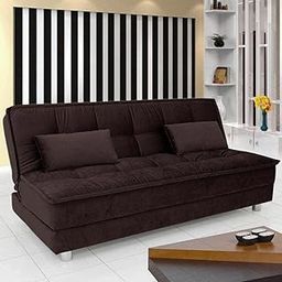 Sleepify Gaiety 3 Seater Fabric Sleeper Supersoft Sofa Cum Bed (Brown)-image-10