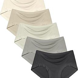 Women Underwear Quick-Dry Breathable Modal Panties Boyleg Briefs No Panty Line 5-Pack-image-39
