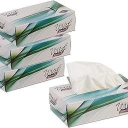 MDN Mist Ultra Soft White 2 Ply Facial Tissue Paper Napkin for Home Office Disposable Facial Tissues (100 Pulls Each, Pack of 4)-image-8