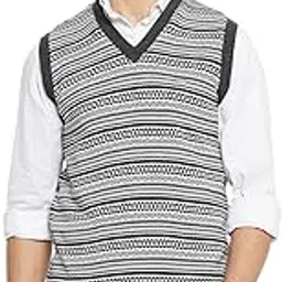 duke Stardust Men Sleeveless V Neck Sweater-picture-5