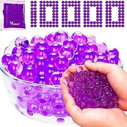 VERAT 10,000 Gel Balls 7-8mm Water Bullets for Gun Ammo/Gel Blaster Ammo for Ages 15+ Also Used for Home Decoration Water Beads Water Gel Beads for Vases Fillers Color Purple-image-13