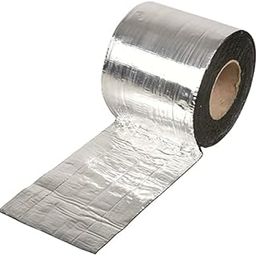 OMEGA butyl adhesive aluminium waterproof heavy duty leakage repair flashing tape for roof water tank pipe leakage sealing leak windows sealant cheap duct patch tape roll (100mm x 5mtr)-picture-10