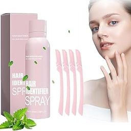GOPINATHJI Hair Identifier Spray for Shaving With 4 Pcs Razor, Moisturizing Skin Care Dermaplaner, Body Face Hair Removal for Women | 114ml-image-8