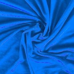 SATYAM KRAFT 3 Meter Sky Blue Velvet Fabric Cloth Soft Decorative Backdrop for Wedding Decoration, Ganpati, janmasthmi, Varmala, Haldi, Mehndi, DIY Crafts, Mandap & Pooja Decor. (Plain)-3