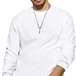 Men's 100% Cotton Solid Regular Fit Round Neck T-Shirt-image-55