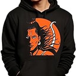 Hanuman Printed Hoodie for Men Black Hoodie/Graphic Printed Hoodie/Hoodie for Men & Women/Warm Hoodie/Unisex Hoodie-image-29