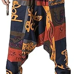 whitewhale Men's Loose Fit Cotton Trousers-picture-46