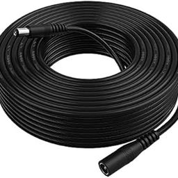 MERISH Male to Female DC Power Extension Cord DC 12V Power Adapter Extension Cable, for CCTV Security Cameras, Wireless IP Network Camera, DVR, LED Light Strip (3 Meter)-image-61