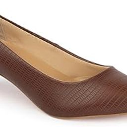 Women Comfortable Kitten Heel Pointed Toe Slip-On Fashion Pump Shoes for Office, Casual and Formal use-picture-31