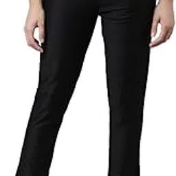 twin birds Mid-Rise Solid Metallic Straight Pants with Functional Pockets for Women-picture-7