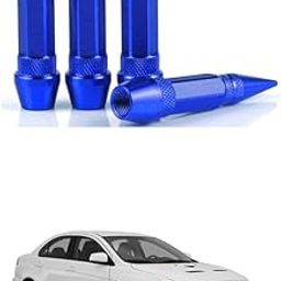 LOVMOTO 4PCS Spiked Shape Tire Valve Stem Caps, Aluminum Car Air Stem Cap, Universal Tire Valve Stem Covers for Cars, SUV, Trucks, Bikes, Motorcycles Comfortable with LAN-CER-image-77