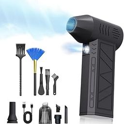 Le Dzx Electric Air Duster, Powerful, 200,000 RMP, High Speed Rotation, Overwhelming Wind Speed Over 85 m/s, 4 Hours Usage, 5,000 mAh Large Capacity Battery, Small, Cordless, No Static Electricity-image-36