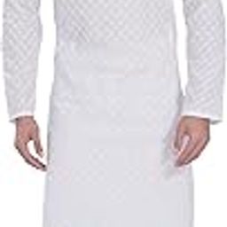 Men's Embroidered Cotton Blend Slim Fit Kurta Pyjama Set-image-15