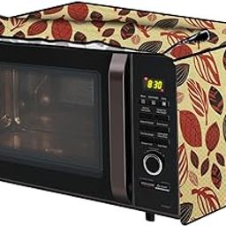 The Furnishing Tree microwave oven cover Suitable for Wonderchef 21 Liters OTG, Dustproof, Stain-Resistant, Cover Size WxDxH in CM- (53x36x33), Ditzy Pattern Yellow-image-93