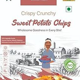 Masala Sweet Potato Chips - Vacuum Fried Snacks (50g - Pack of 3) | Crispy & Tasty Sweet Potato Snacks | Healthy Nutritious Snacks-image-23