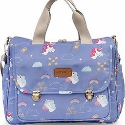 Motherly Tote Diaper Bag for Mothers for Travel, Maternity Bag for Newborn Baby, Mothers Travelling Bag, Multiple Pocket Water Resistant Baby Bag, Hospital Bag for moms(Pagasus & Starry Sky)-picture-29