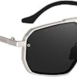 Hexagon Sunglasses for Women Men Retro Octagon Metal Sun Glasses Vintage Polygon Shades-image-97