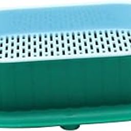 Seed Tray Sprouting Container for Seedling Planting Greenhouse Home Green Color Blue-image-36
