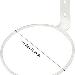 THE STYLE SUTRA Flower Pot Ring Iron Hanging Basket Bracket for Indoor Outdoor Patio Balcony 4inch-image-68