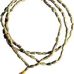 POOJAWAVE Original Pure Rama Tulsi Mala | 108+1 Beads Handmade Knotted Mala for Jaap, Puja, Meditation & Spiritual Use | Natural Tulsi Jap Mala for Men & Women | Length: 20 Inch-image-23
