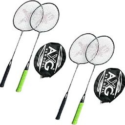 AXG Scratch Resistant A-2000 Classic Set of 4 Strung Badminton Racquet (Multicolor)-picture-23