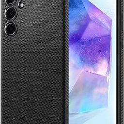 Spigen Liquid Air for Samsung Galaxy A55 5G Case, Galaxy A55 5G Back Cover (2024) - Matte Black-image-92
