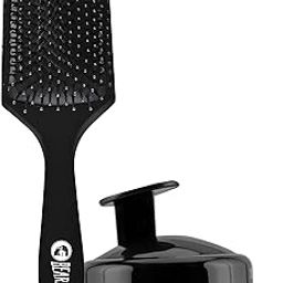 Beardo Detangling Hair Brush & Scalp Massager for Men | Men Accessories | Soft Silicone Bristles for Dry Massage, Oil & Shampoo | Hair comb (Set of 2)-24