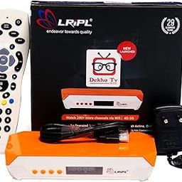LRIPL LR29DT MPEG-4 Full HD Set Top Box with WiFi, Free to Air, Orange-7