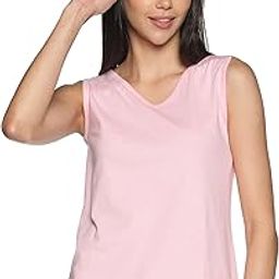 Eco-Friendly Women's Cotton Dual V Neck/Round Neck Tank Top-image-95