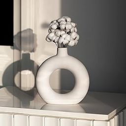 Natural Cotton Flower 15pcs for Home Dcor | Table Decoration| Vase Filler -Without vase-image-24