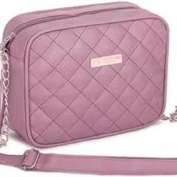 Women's Quilted PU Leather Sling Bag with Elegant Tassel, Stylish Chain Strap & Adjustable Shoulder Belt – Premium Crossbody Handbag for Casual, Travel, Office & Party Use-image-80