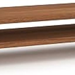 Carpentray Monitor Stand Riser, Rustic Brown Wood & Steel Computer Monitor Stand (66cm Long)-23