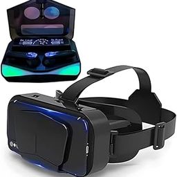 Drumstone 𝐂𝐨𝐦𝐛𝐨 C922 -G10 3D VR Glasses: Virtual Reality Headset for iPhone & Android, Smartphone & M28 Wireless Bluetooth Earbuds: Touch Control–Best Gift(𝟏𝟓-𝐘𝐞𝐚𝐫 𝐖𝐚𝐫𝐫𝐚𝐧𝐭𝐲)-image-53