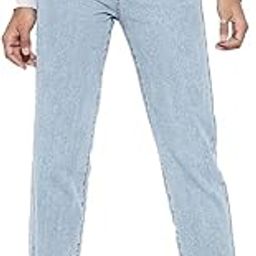 Women High Rise Cotton Lycra Ankle Length Slim fit Light Blue Solid Jeans (Light Blue,30)-image-39
