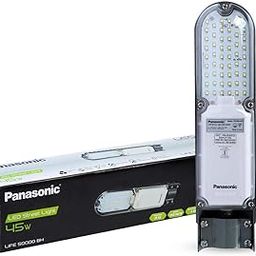 Panasonic PSTM01457 LED 45 Watt Street Light|Outdoor Street Light with Waterproof and IP-65 Protection, 6500K (4500 Lumen,Aluminium), Grey, Standard-14