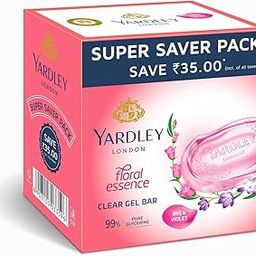 Yardley London Yardley Clear Gel Bar Iris And Violet - With 99% Pure Glycerin And Natural Floral Oils -125Gx3-picture-16