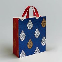 Unwrap Delights Pack of 12pcs Gift Bags-Paper Bags For Return Gifts-Paper Gift Bag- Carry Bags For Gifting-Paper Bags (10X14.5X3.75 inches)-89
