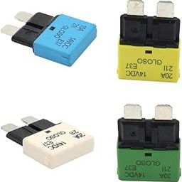 The Style Sutra 4Pack Blade Fuse Circuit Breaker Automatic Reset Marine 30A/25A/20A/15A|Motors | Parts & Accessories | Car Electronics |4 Pieces Circuit Breaker Fuse-21