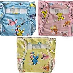 Love Baby Set of 3 Imported Plastic Baby Diaper - 635 XL Combo P2-image-85