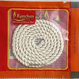 Kanchan Akhand Jyot Batti - White (Pack of 12 Pieces)-image-1