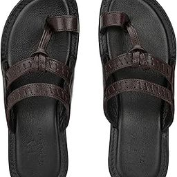 Genuine Leather Kolhapuri Chappals for Men | Men's Kolhapuri Slippers | Thong Sandals for Men | Leather Slippers for Men | Stylish & Comfortable-image-70