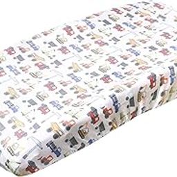 Premium Knit Diaper Changing Pad Cover"Diesel" by Copper Pearl-picture-18