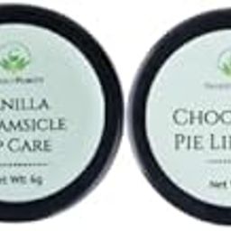 PrakritPurity Lip Balm Combo – Vanilla Creamsicle + Chocolate Pie | Natural Lip Care for Dry, Chapped Lips | 6g x 2 | Tinted Lip Balm Duo for Women & Teens-image-5